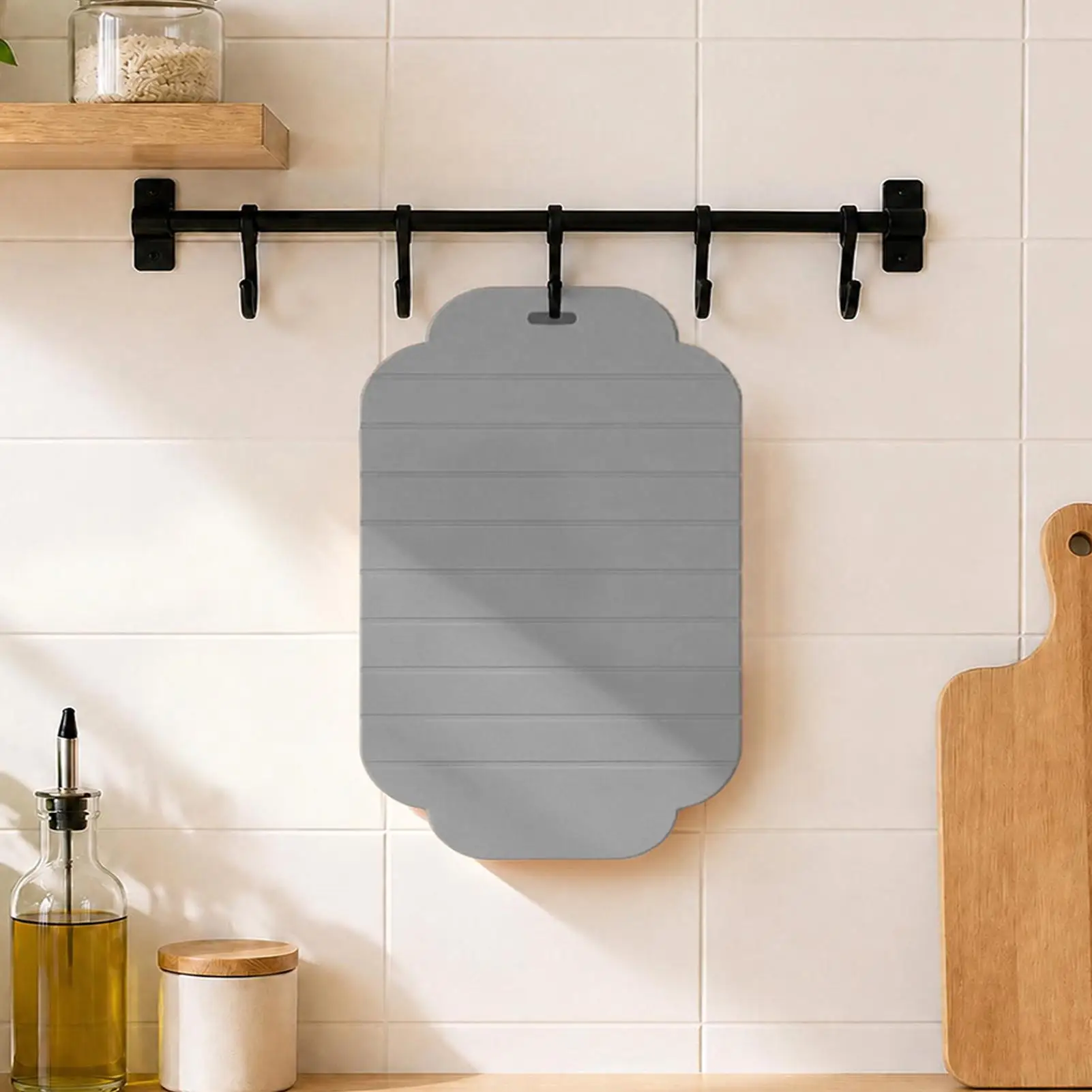 Silicone Cutting Board Double-Sided Foldable Pad 30x20x0.5cm Roll Up Flexible Cutting Board For Outdoor Home Counter Camping view 5