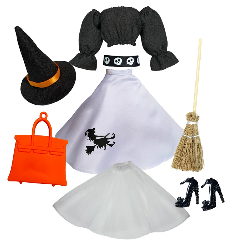 1/6 Doll clothes Cosplay Various Halloween dress, cap belts Acessories Suit Outfits for 12inch BJD Doll 30cm MengF Xinyi FR Doll