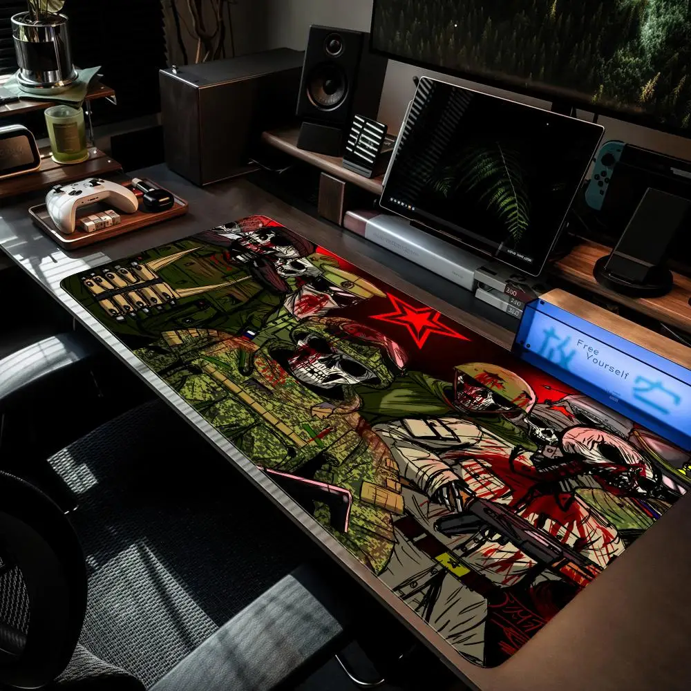 Skull S-Soldier Mouse Pad XXL Mouse Pad Desk Pad Decor Mat, Large Gaming Mouse Pad for Desk Computer Keyboard Laptop