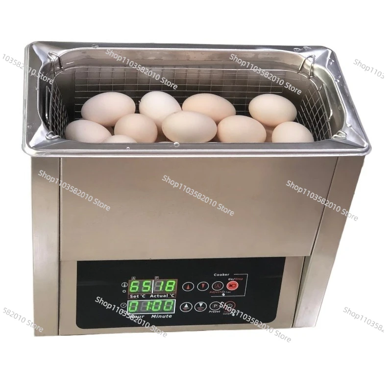 Food Grade Stainless Steel Whole tank Even Temperature Make Large Quantity Sous Vide Half Boiled Egg 6L Commercial Egg Cooker