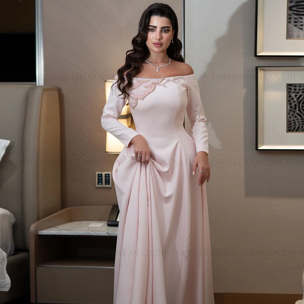 

MOLISA Customized Jersey Glitter Off-the-shoulder A-line Long Dresses Bespoke Occasion Engagement Charming Women's Evening