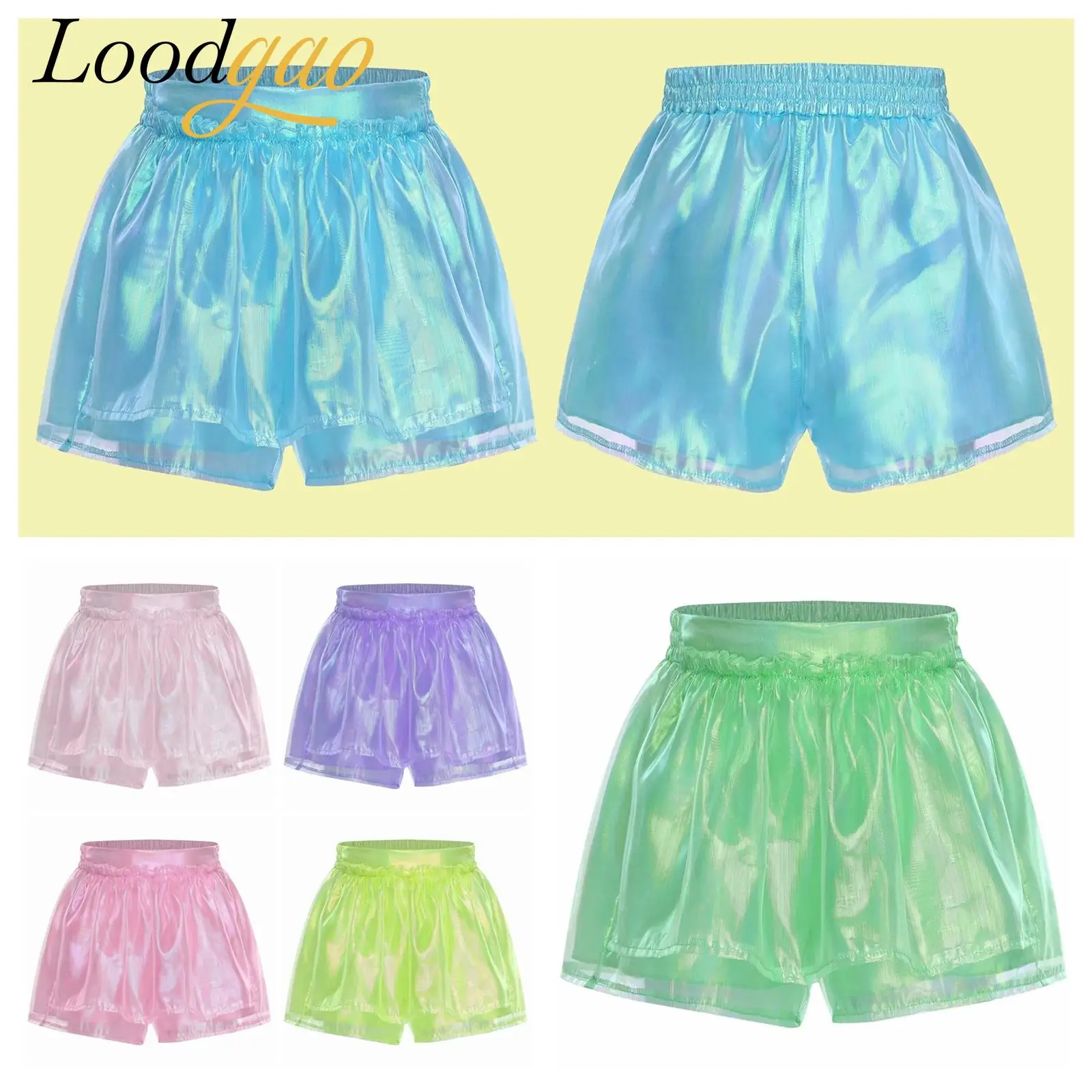 الأطفال السراويل للفتيات موضة رقص الجاز كولوتيس لامعة لامعة الهذيان حفلة الهيب هوب السراويل الشارع الشهير مرحلة الأداء زي