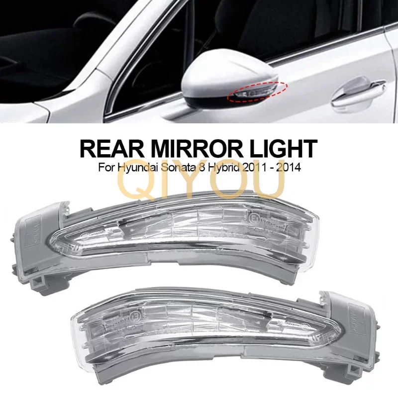 1Pc Car Left Right Wing Rear View Rearview Mirror Turn Signal Light Lamp For Peugeot 508 for DONGFENG Citroen DS5 C4 2010-2016