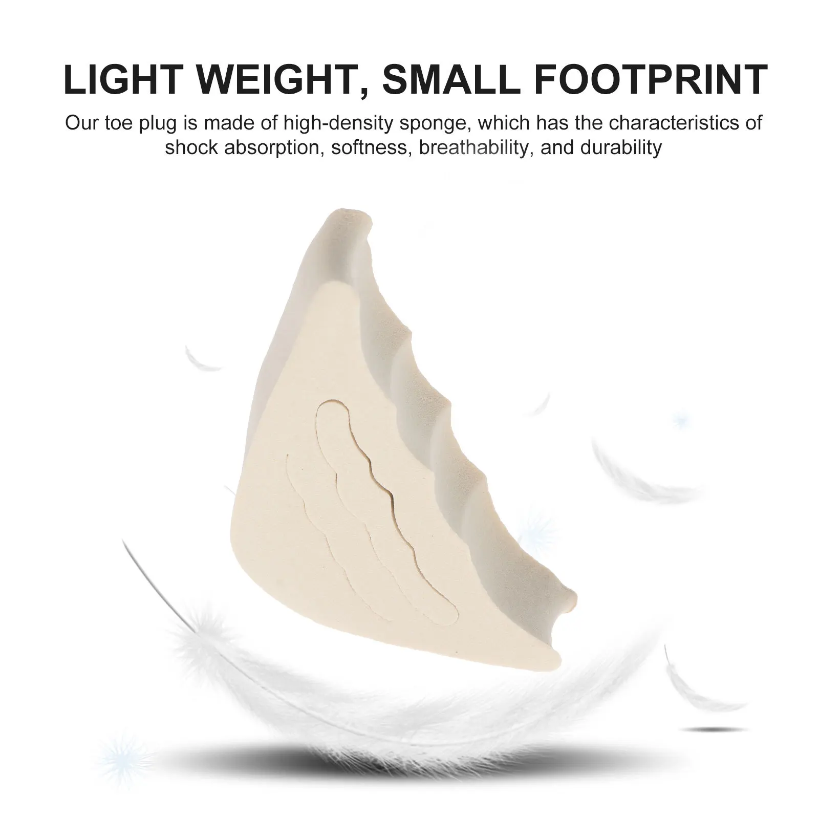 

6Pairs High Heel Shoe Front Filler Toe Plug Inserts Ergonomic Design Pain Relief Comfort Shoe Filler High Heel Toe Plug