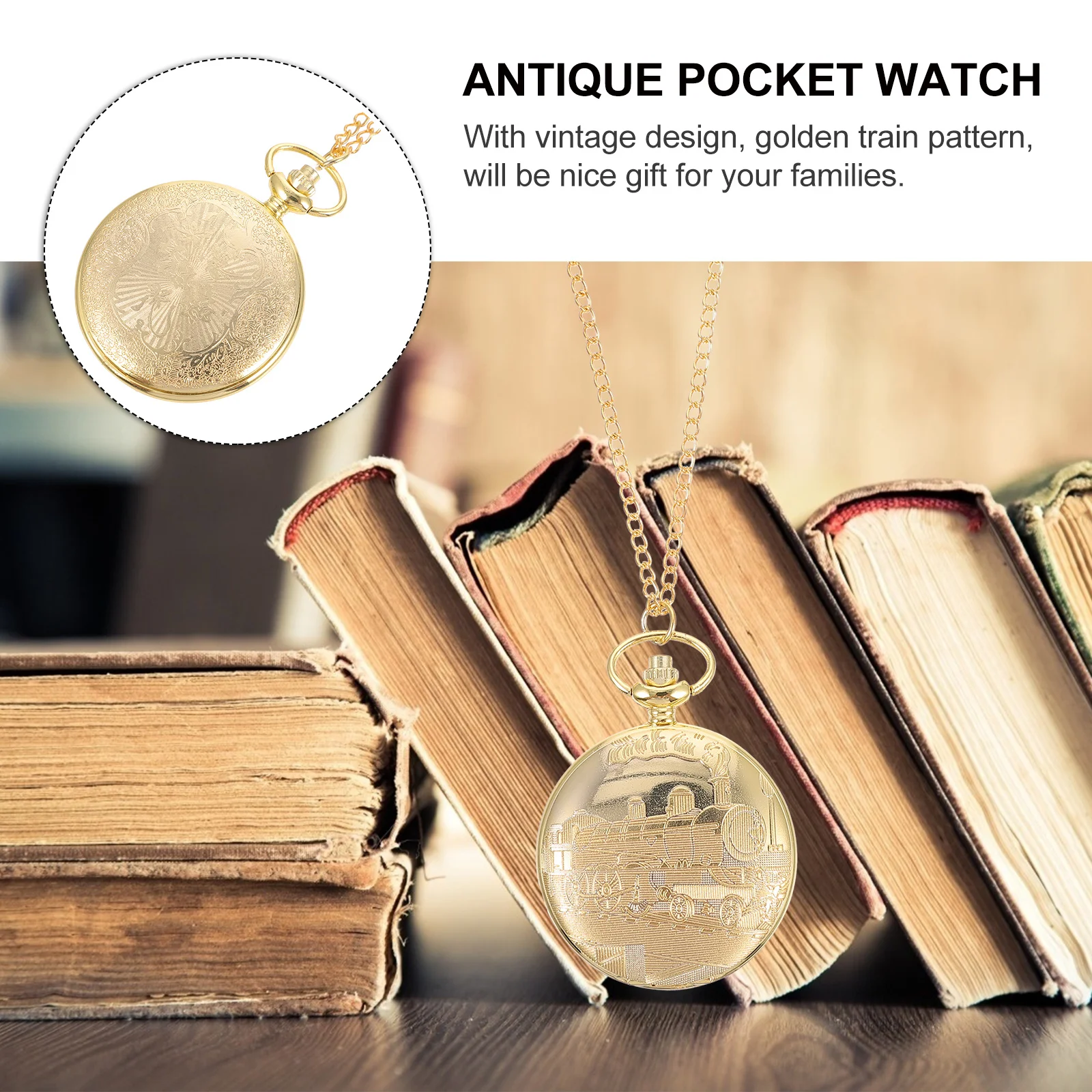 

1pc Pocket Vintage Metal Hanging For Decoration Timekeeping Chest Watch Gift Souvenir Timing Watch