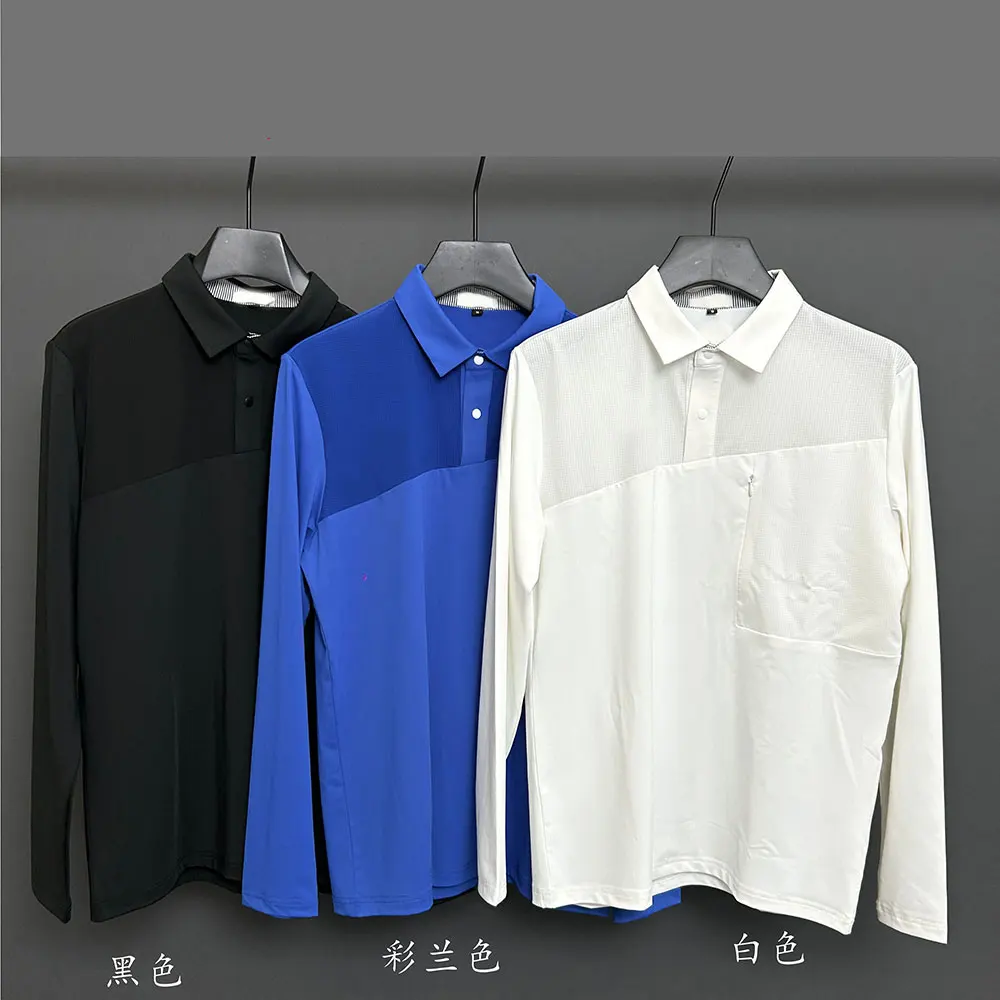

2025 New Golf Men's T-shirt Autumn Sweatshirt, Comfortable, Skin friendly, Breathable, Free Shipping