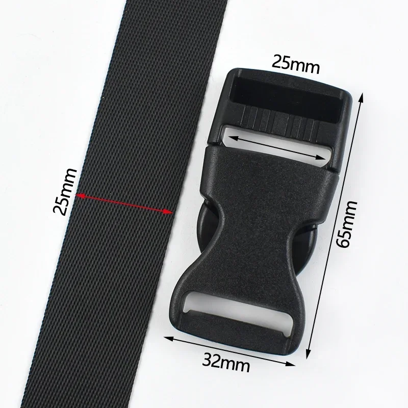 2/5/10/20 Sets 10-50mm Gurtband-Verschluss Schnallen für Taschen, Kunststoff-Schnellverschlüsse, Gürtelschnallen, Hundehalsband-Verschlüsse, Bandverschlüsse, Hakenverschlüsse, Clips