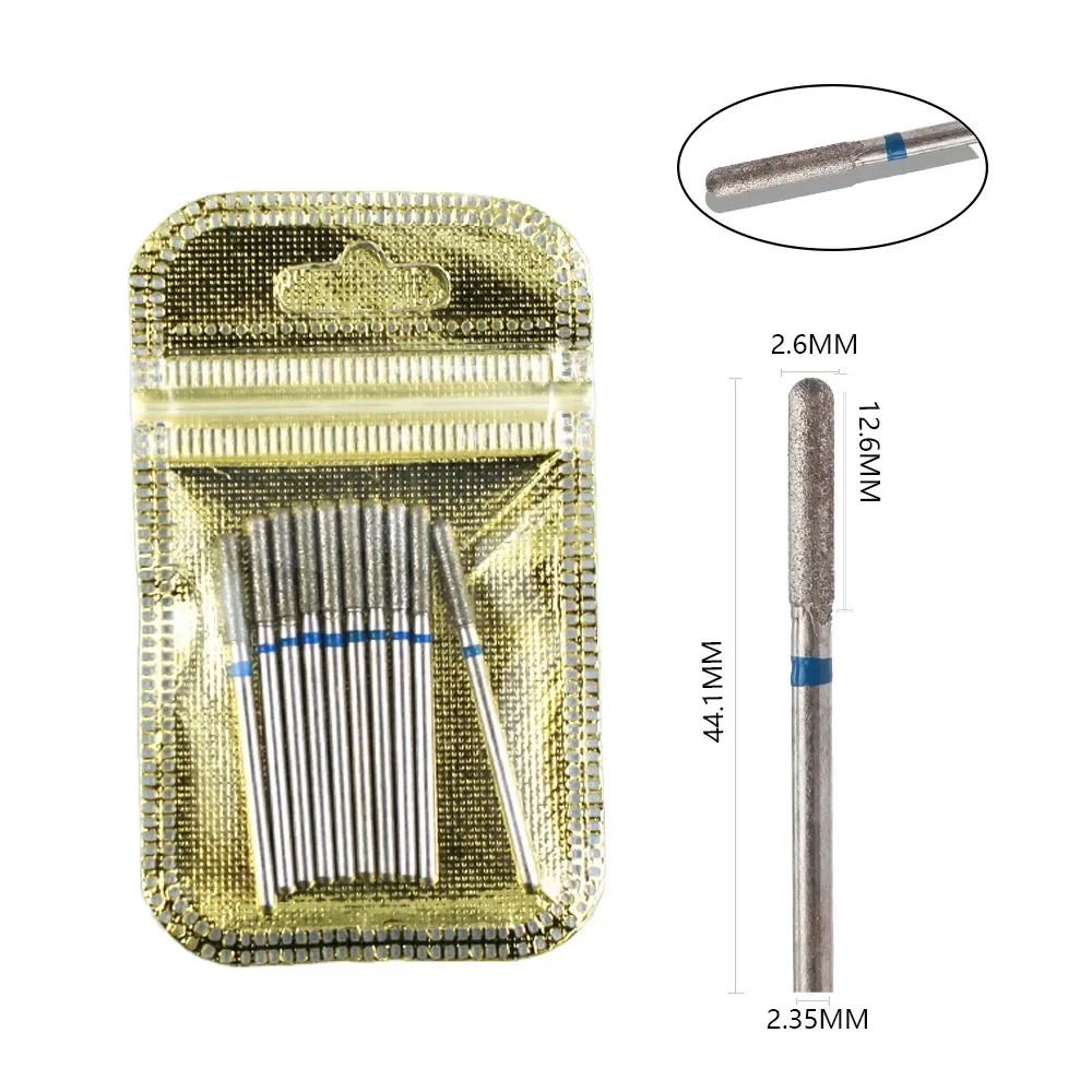 10 stücke Diamant Fräser Nagel Bohrer Set Für Maniküre Zubehör Pediküre Elektrische Maschine Nagel Bit Pinsel Grat Werkzeuge