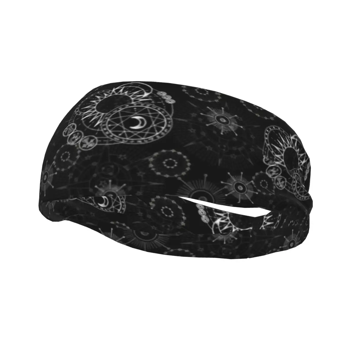 Headband Celestial Fantasy Mystic Symbols Headwrap Hairband for Tennis Gym Fitness Headwear Hair Accessories