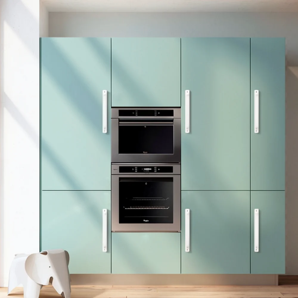 Modern Furniture Pulls Aluminum Alloy Cabinet Knobs Punch Free Drawer Handles For Kitchen Cupboard Wardrobe Sliding Door