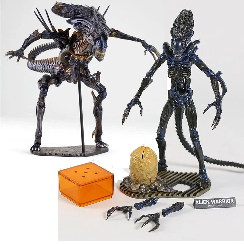 Warrior 018 Alien Queen Sci-Fi Revoltech 016 Alien Action Figure Alien VS Predator Model Toys Hobbies Birthday Present Doll