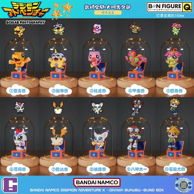 Новинка в наличии: Оригинальные фигурки Bandai BNFIGUREQ Digimon Adventure X Takenobu Bkub Agumon Gabumon, коллекционные игрушки в закрытых коробках, модные подарки