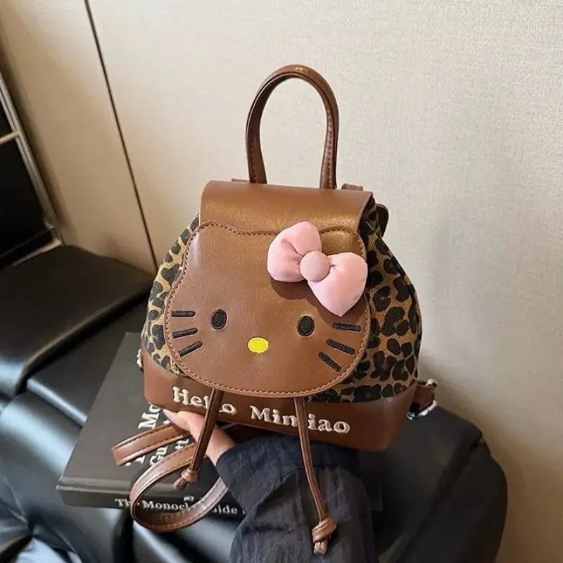 Sanrio Niche Design KT Cat Backpack Flip Top Single Shoulder Handbag Leopard Print Mini Cute Girl's Book Bag - AliExpress 1524 Sanrio Niche Design KT Cat Backpack Flip Top Single Shoulder Handbag Leopard Print Mini Cute Girl's Book Bag - AliExpress 1524