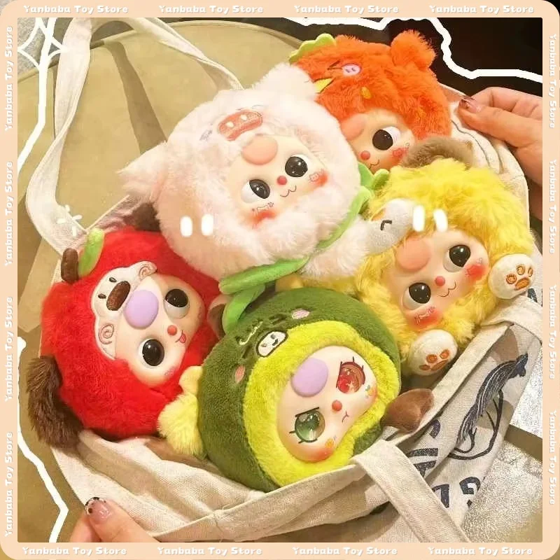 2025 Hot Sale Baby Three Truly Spoiling You Series Fruit Element Blind Box Soft Vinyl Doll Throw Pillow Toy Trendy Gift For Girl