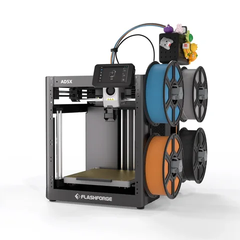 Flashforge AD5X 4-цветный 3D-принтер с высоким качеством печати — пример использования