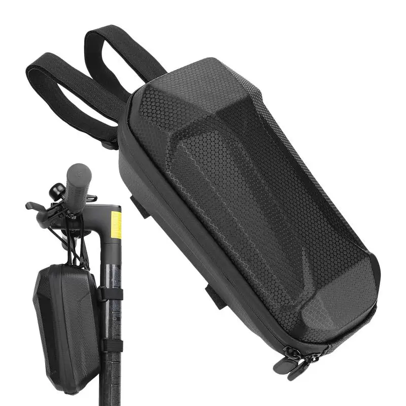 

2L Electric Scooter Front Storage Bag EVA Hard Shell Bag Large Capacity Waterproof Skateboard Hanging Case Multi-purpose