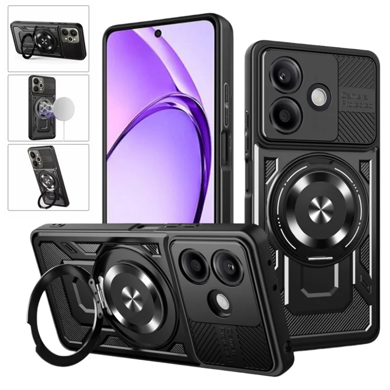 

Fundas Para For OPPO A5 Pro 5G Shockproof Armor Magnetic Case For OPPOA5 Pro A5Pro 5G Cases For Magsafe Magnetic Charge Cover