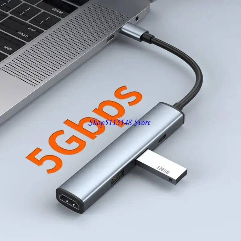 f3ma-100wpd-charging-usb-c-hubs-3-4-1-adaptador-com-4k-hdtv-e-5gbps-usb30-poteling-portable-station-para-laptops