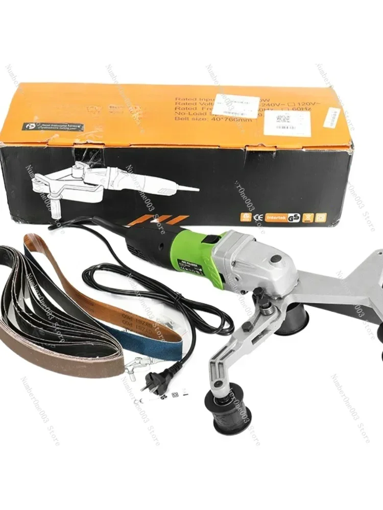 Electric Stainless Steel Tube Polisher, Handheld Pipe Polishing, Finishing Belt Sander, 110V, 220V