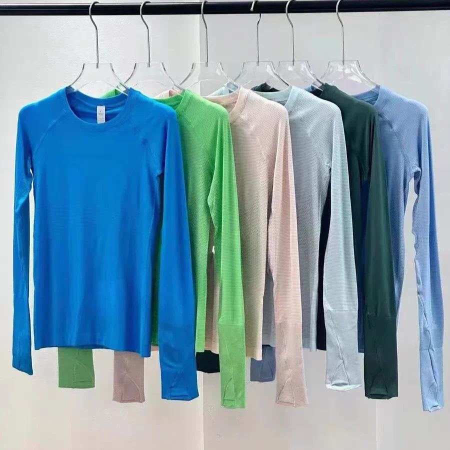 

Lemon Swiftly Tech Women Sports Long sleeve T-shirt Seamless Fitness Yoga Shirts Workout Sports Tee Pilates Gym Clothing