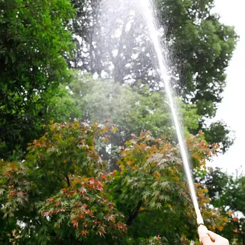 Aspersor de alta presión de latón, pistola de pulverización de riego de jardinería ajustable, conector rápido, boquilla de herramienta de jardín,