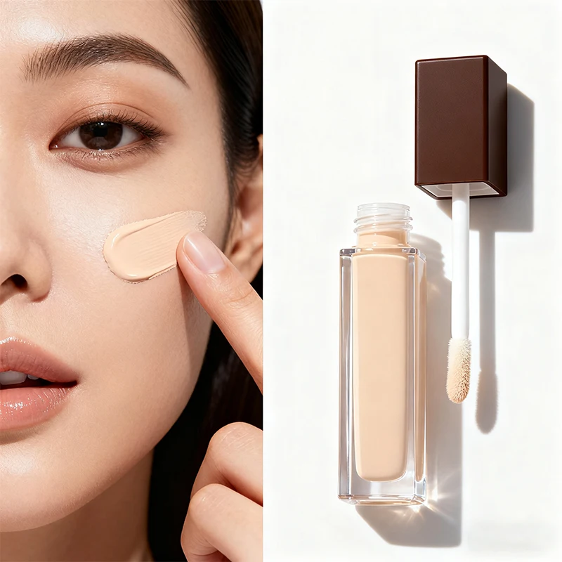 Sanduhr-Flüssigpulver-Rouge, natürlicher Glanz, hält keine Spuren, Concealer, schwarzer Augenringe, Akne-Concealer, praller, fester Lippenstift