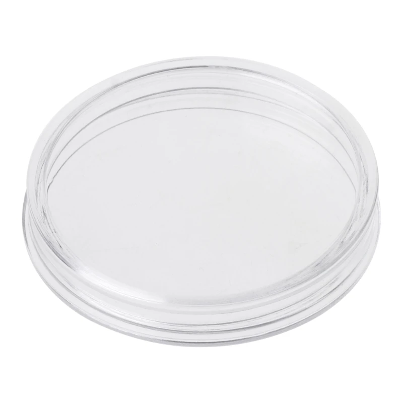 Cápsula acrílica redonda para monedas, soporte de almacenamiento transparente para monedas plateadas, 1 onza, 2022mm, novedad de 38,6