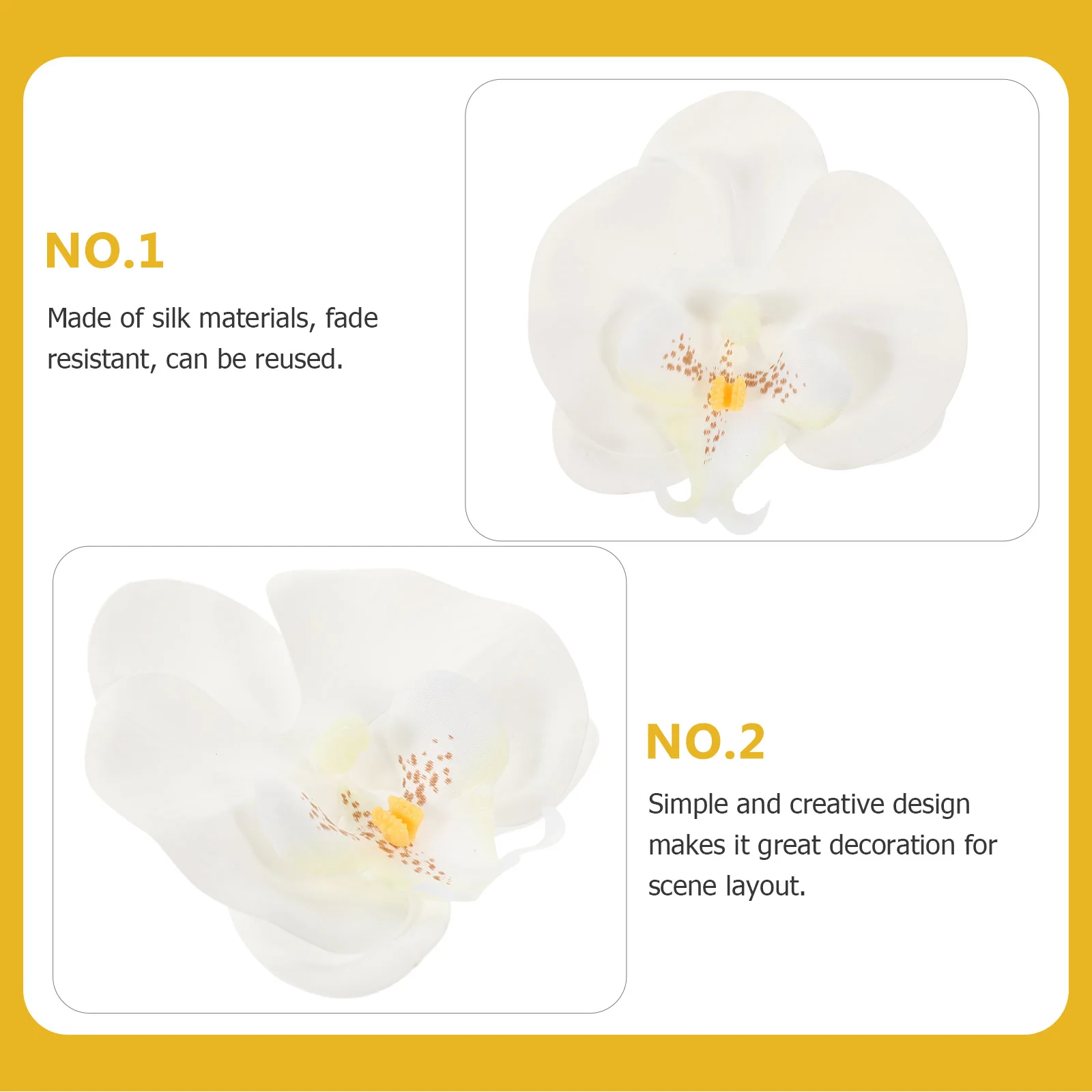 5 pçs artesanato falso phalaenopsis artesanal diy flor fazendo acessórios de chapéu flores artificiais (8cm) cabeças de orquídea de seda