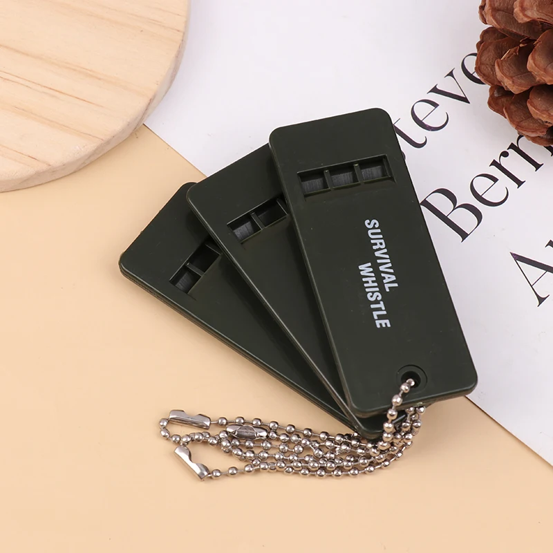 3 قطعة 3-تردد عالية ديسيبل صافرة المشي لمسافات طويلة في الهواء الطلق بقاء أداة تخييم الطوارئ متعددة الوظائف زلزال الإغاثة صافرة #3