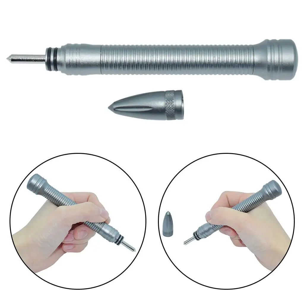 Adjustable Force Glass Blasting Pen for Phone Disassembly Screen Breaker Tool Tungsten Steel Tip with Safety Cover