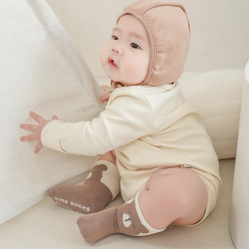 New Autumn Toddler Mid Socks Newborn Baby Kids Soft Prewalker Spring Exquisite Cotton Girl Infant Boy Cute Boneless Socks 0-5Y