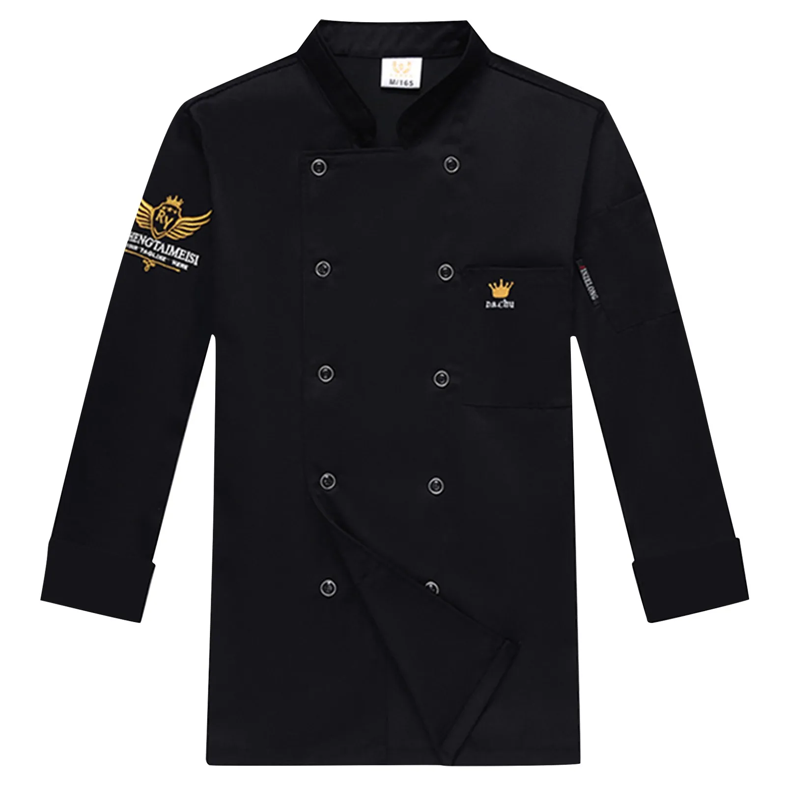 Men Cake Shop Cafe Pastry Chef Costume French Restaurant Hotel Chef Uniform Kitchen Canteen Cook Work Long/Short Sleeve Jacket