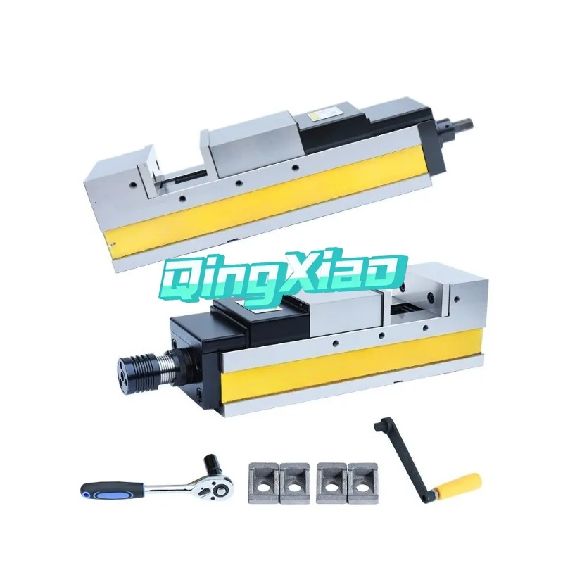 

Precision Hydraulic Vise For CNC Machining Center 4 5 6 8 Inch Sizes Angle Lock Design