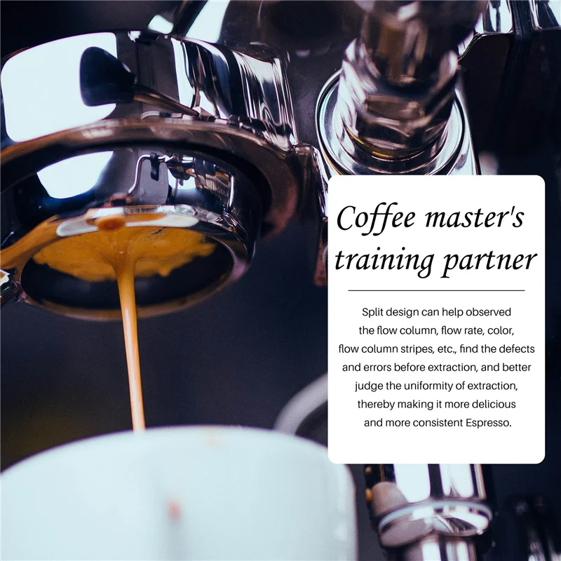 A83G-54Mm Bottomless Portafilter For Breville Barista Express BES870XL BES870BSXL BES878BSS BES880BSS BES840XL And More