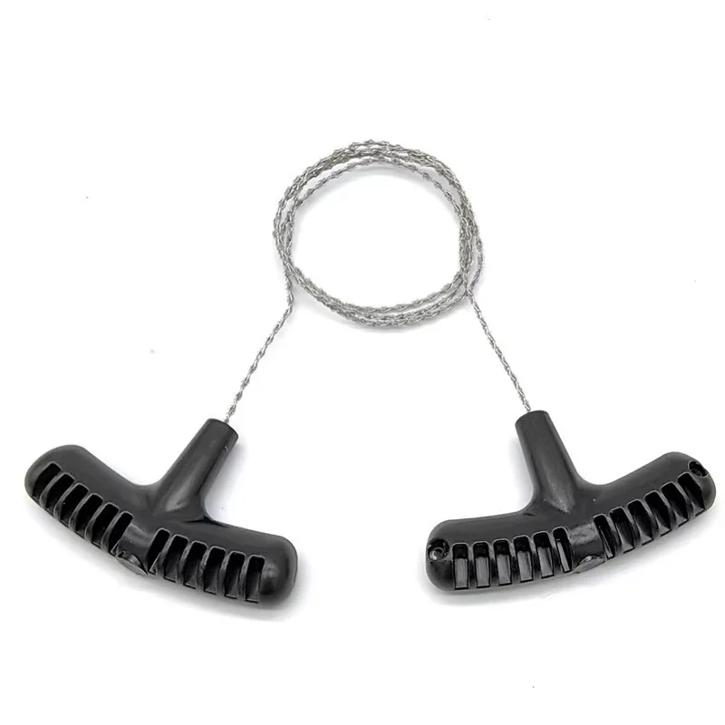 Camping Sawing Tree Chain Wire Saw Portable Pipe Cable Stainless Steel Manual Suitable for Hiking Outdoor Hunting