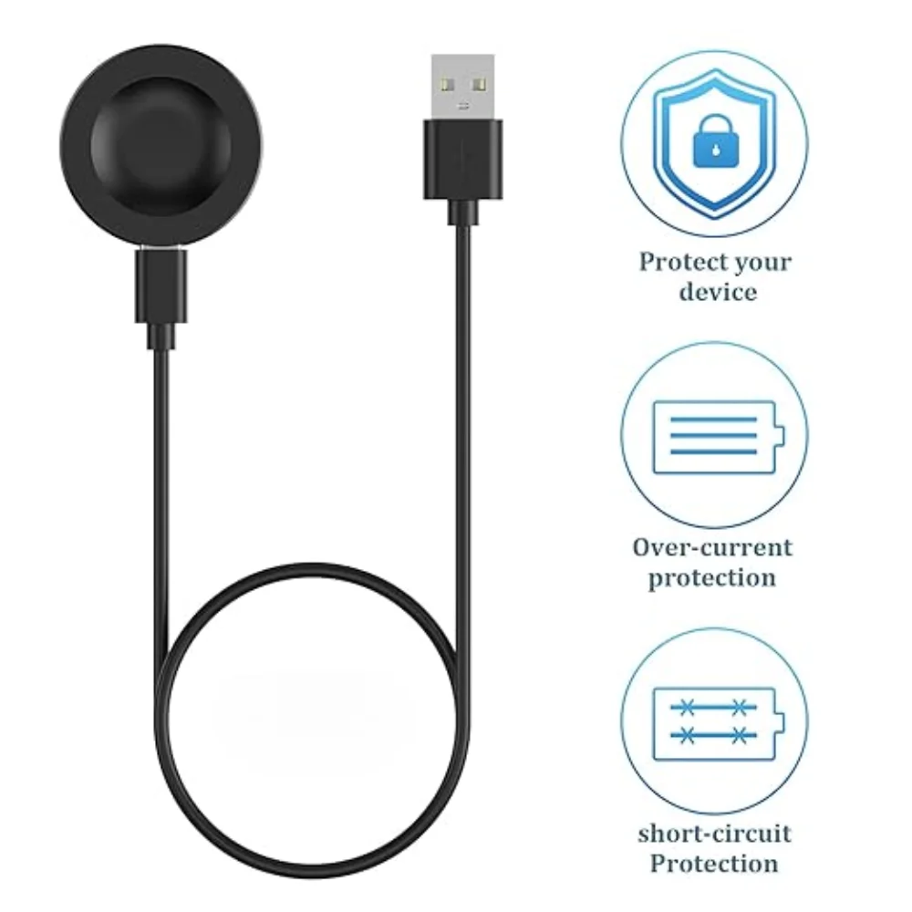 2-Pack Charging Cable for Huawei Watch GT5Pro/GT5/GT4/GT3Pro/GT3/Watch4/4 Pro/Watch3 USB Smartwatch Charger Replacement Charger