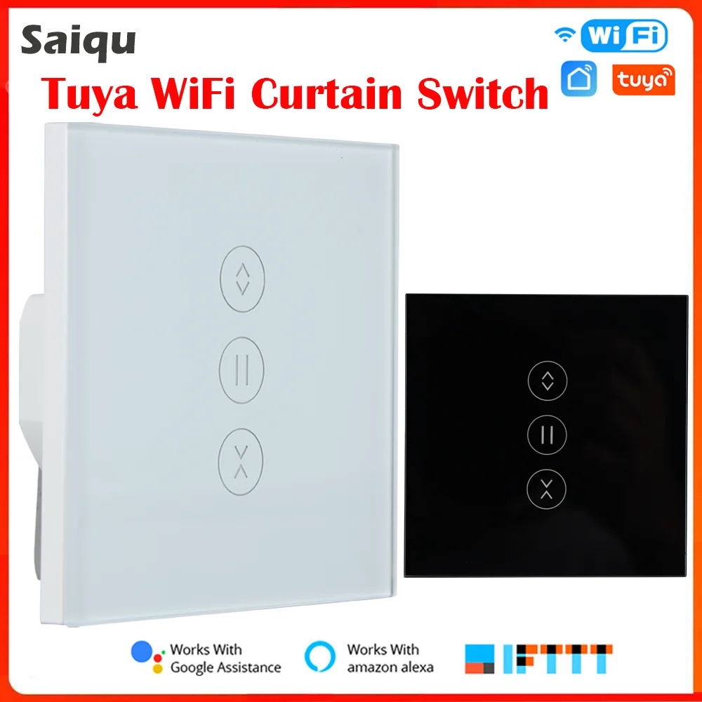 

Tuya WiFi Smart Curtain Switch Electric Motorized Blind Roller Shutter Blinds Motor Alexa Google Home for Smart Remote Control