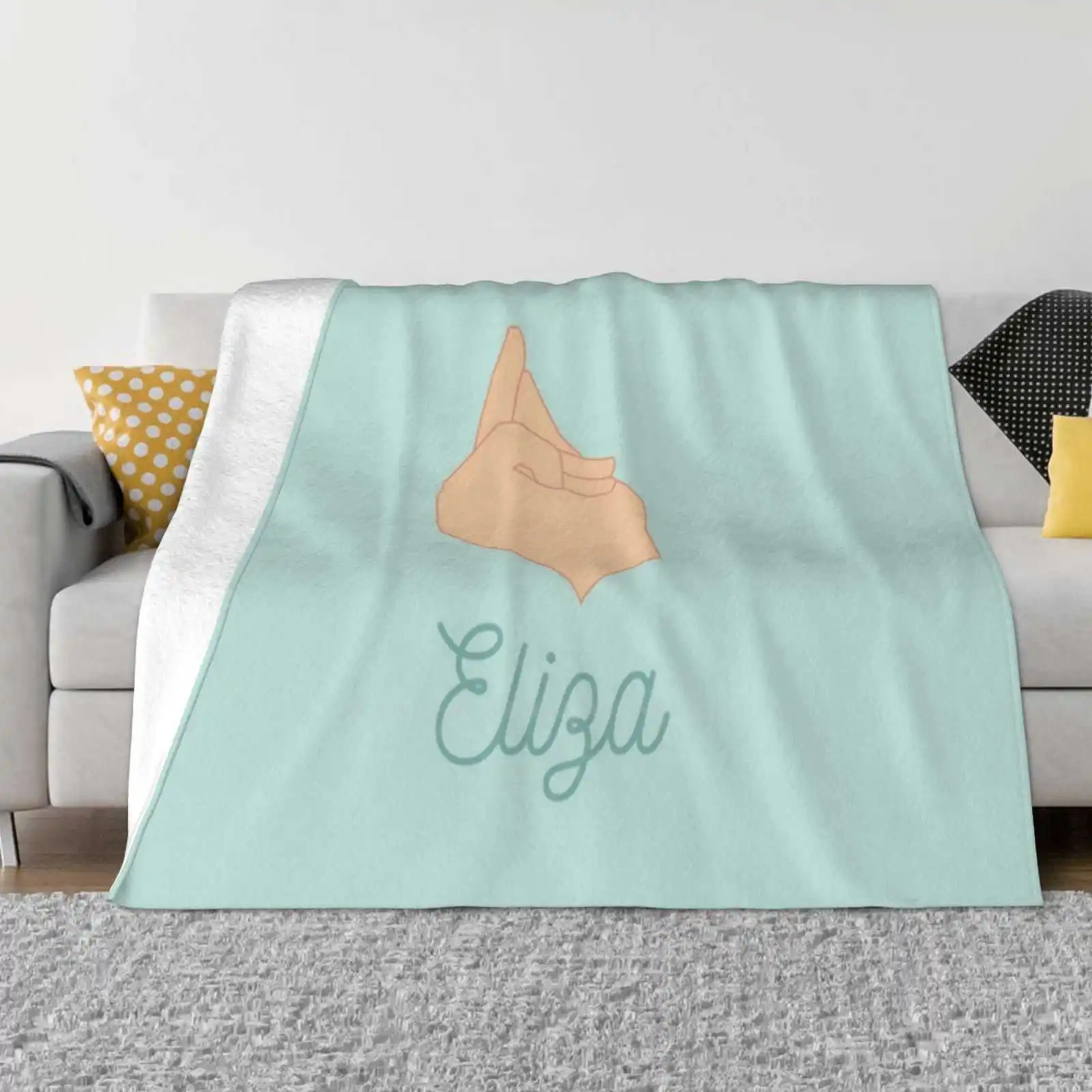 Eliza Schuyler Super Warm Soft Blankets Throw On Sofa/Bed/Travel Musical Schuyler Sisters Eliza Schuyler Broadway Theater