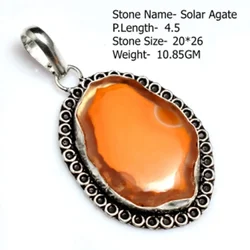 Genuine Ruby Emerald Ocean Jasper Agate Dentrite Opal  Pendant