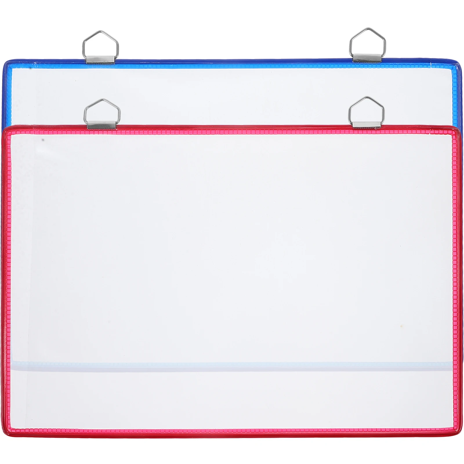 

2pcs Hanging File Folders Documents Bag Wall Mounted Organizer Storage Holder Plastic Travel School Office Use