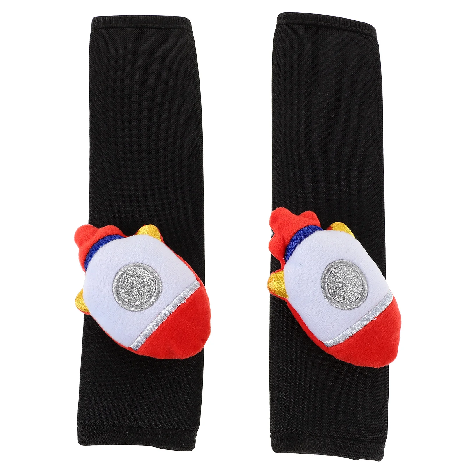 

1Pair Shoulder Guard Soft Comfortable Fit for All Cute Pattern Interior Decoration Auto Shoulder Rest