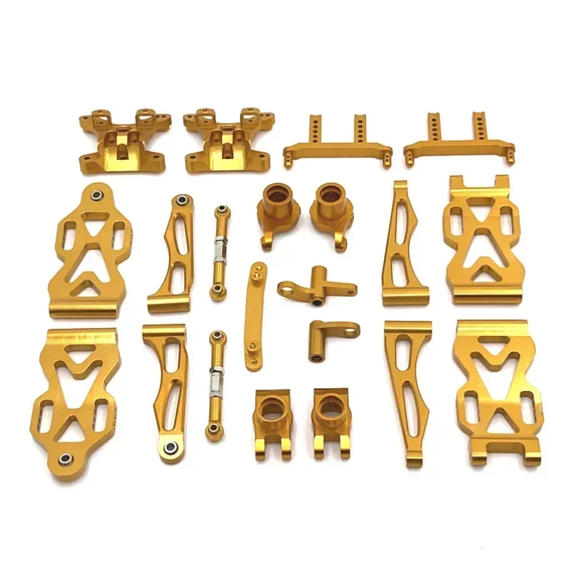 

SCY 1/16 16101 16102 16103 16104 16106 16201 JJRC Q117 Rc Car Parts Metal Upgrade and Modification Vulnerable Parts Kit