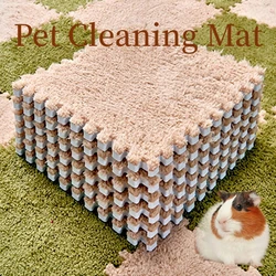 4-20Pcs Washable Guinea Pig Rabbit Cage Mat Waterproof Hamster Bedding Mat Cage Pee Pad Small Animal Rabbit Reusable Mat 30*1cm
