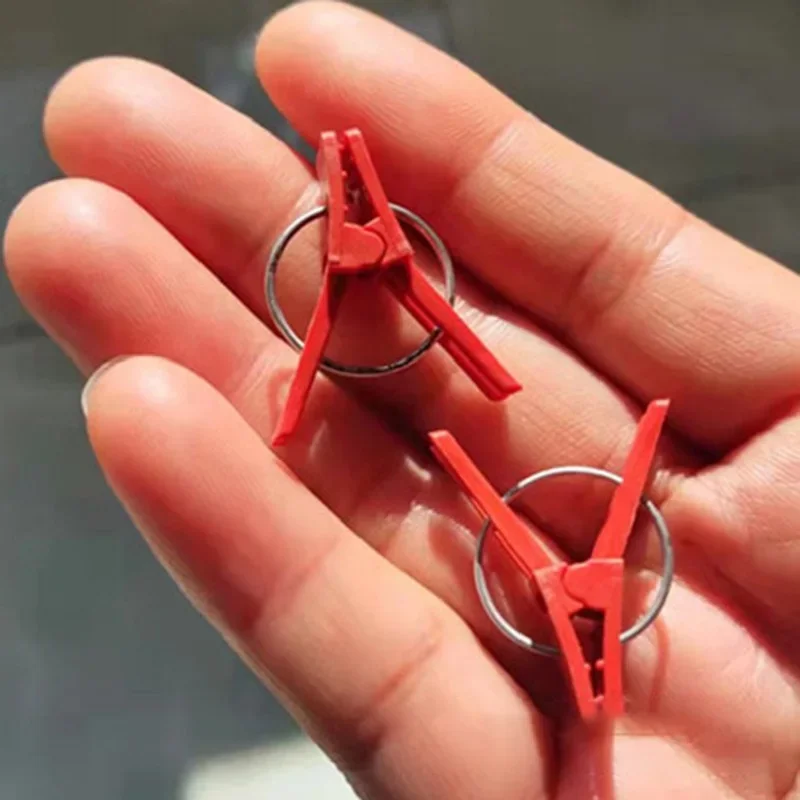 10/20/50pcs Garden Graft Clip Red Plastic Plant Support Clips Antifall Clamps For Vine Garden Greenhouse Vegetables Watermelon