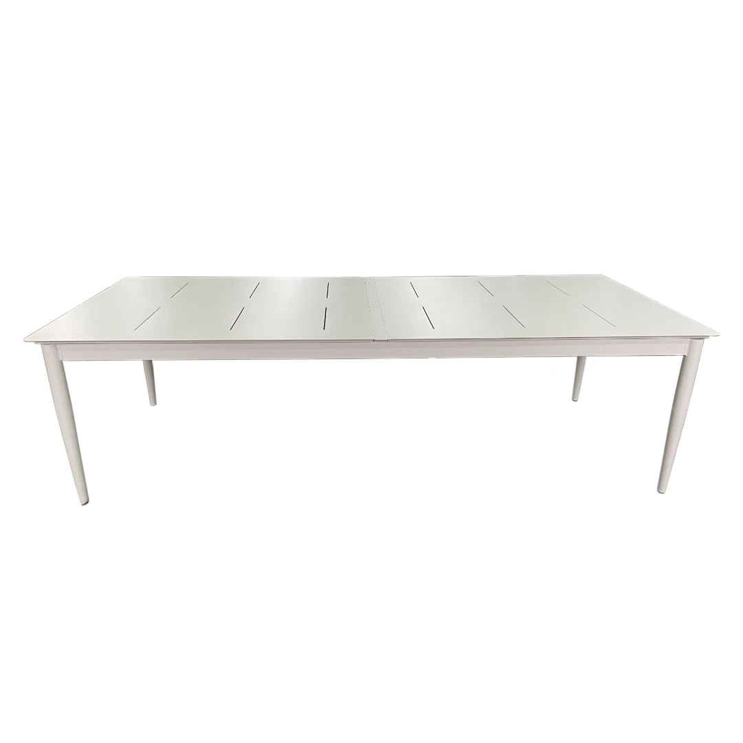 Modern Extendable Aluminum Dining Table Outdoor Patio Furniture for Garden Living Room Hotel Feature with Extendable Feature