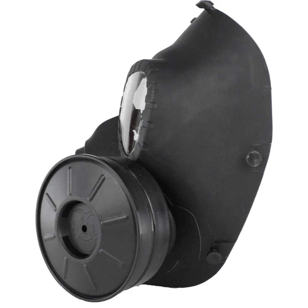 

Gas Full Black Skull Protective Adjustable Nylon Strap Anti Fog Pad Cushion for Cosplay