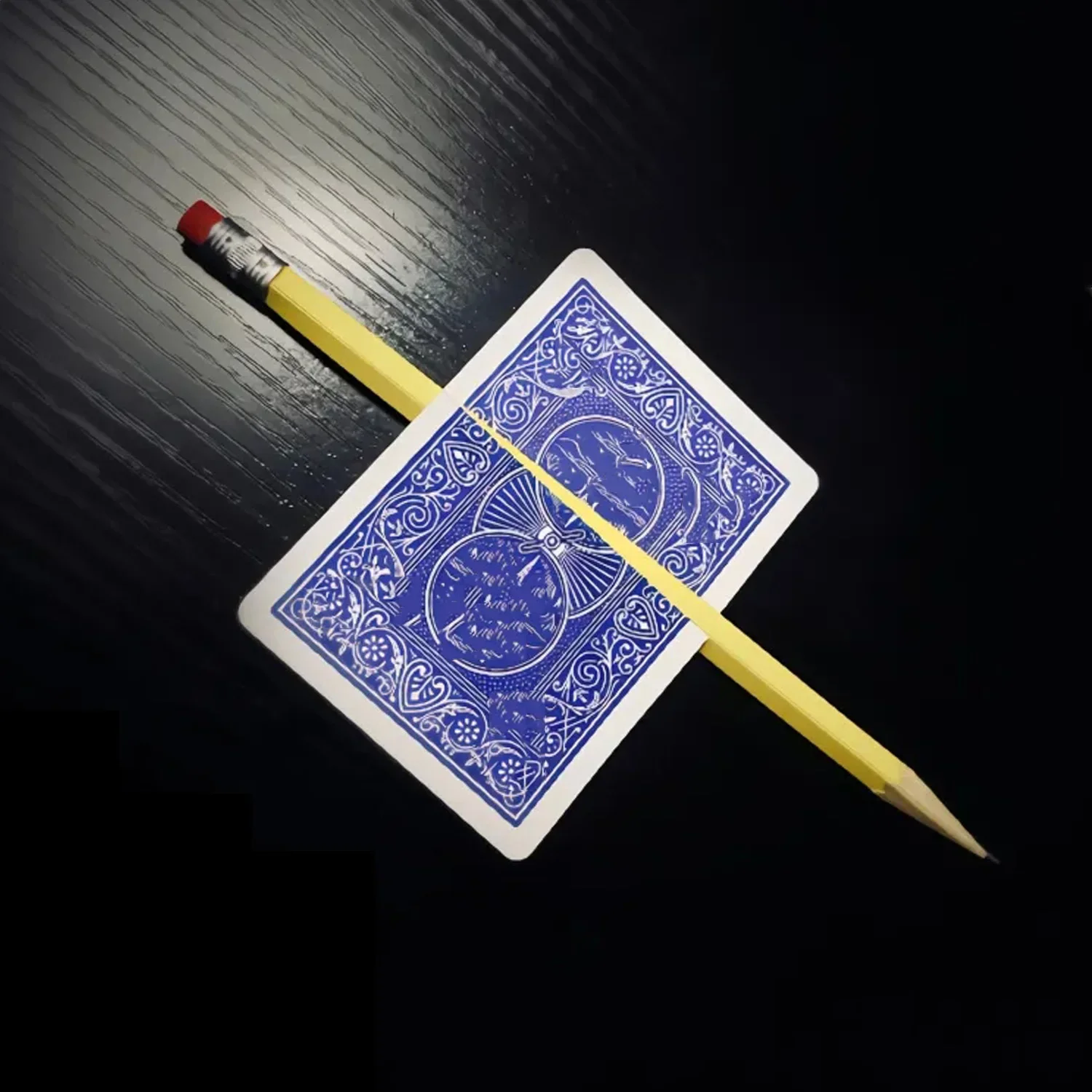 Pencil Through Card 2.0 by Shawn Lee Magic Tricks Close-up Illusions Gimmicks Mentalism Props Pen Thru Card Penetration Magia