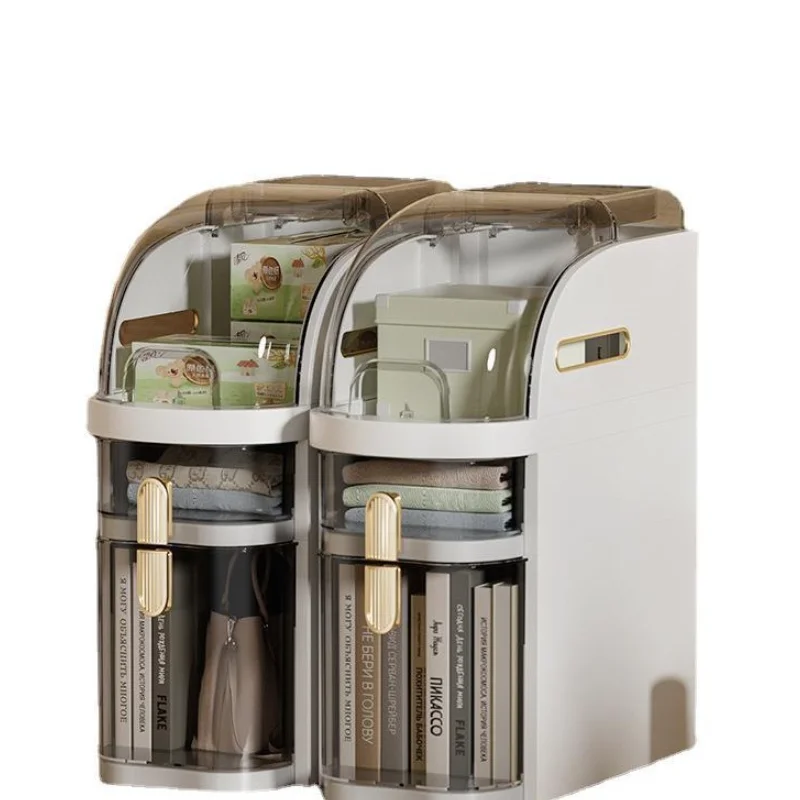 

Installation-Free Bathroom Cabinet, Ultra-Narrow Drawer for Toilet, Closestool, and Kitchen Organizer