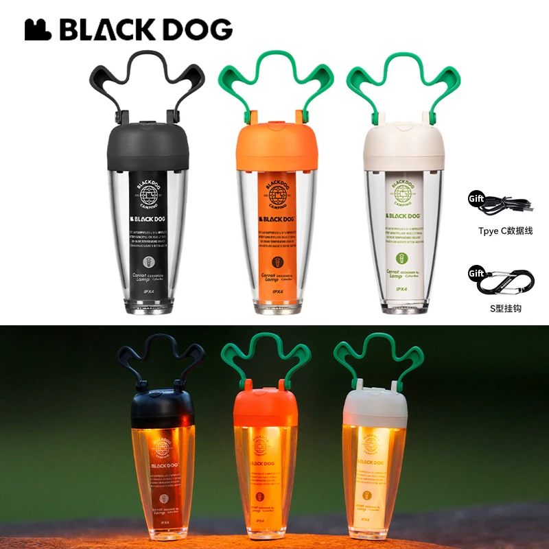 

Naturehike BLACKDOG Atmosphere Light Rechargeable Waterproof Ultralight Lamp for Camping Outdoor Magnetic Night Lights LED Mini