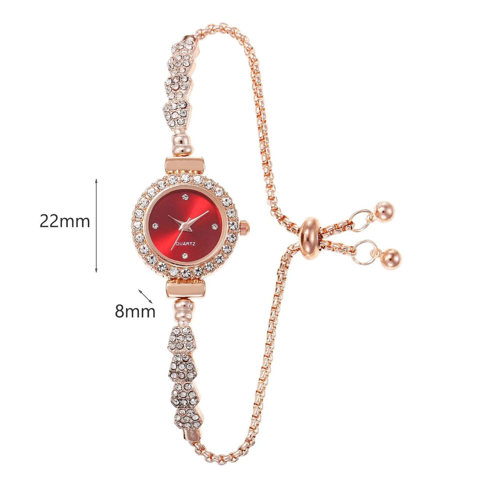 Women's Crystal Diamond Watches High-End Design Easy Read Dial Shiny Bracelet Watches Wonderful Watches Gift for Women